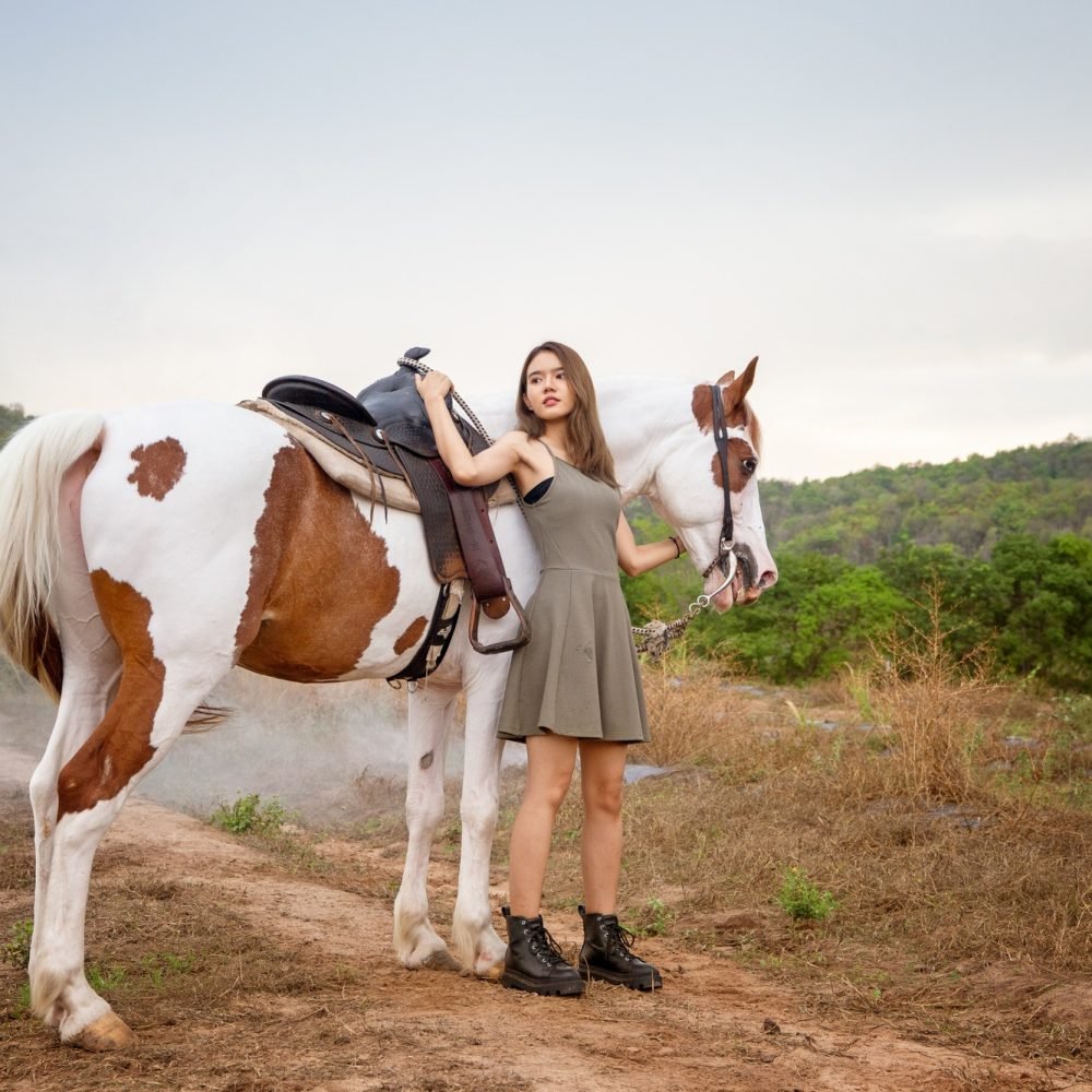 Woman with horse